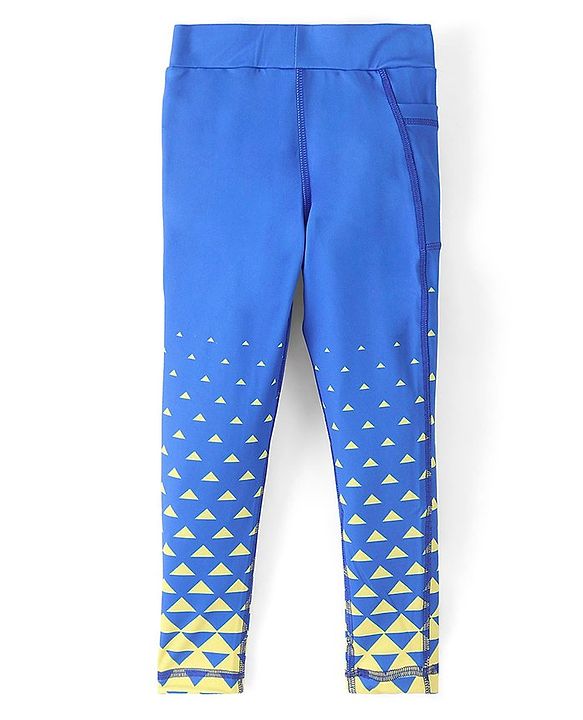 Pine Active Full Length Super Stretch Leggings - Blue