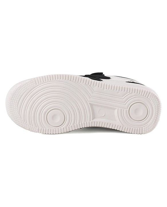 Pine Kids Sneakers  with Velco Closure - Black & White