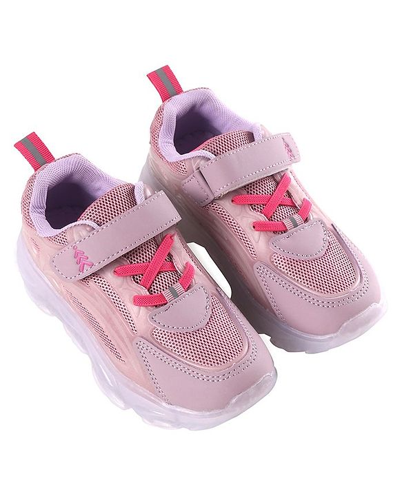 Pine Kids Velcro Closure Sneakers - Purple