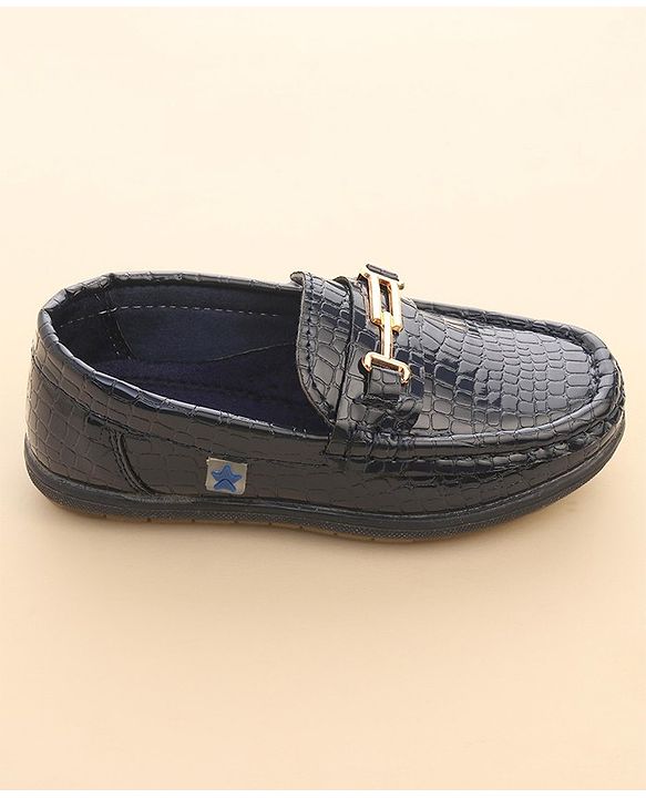 Cute Walk by Babyhug Slip On Party Shoes - Blue