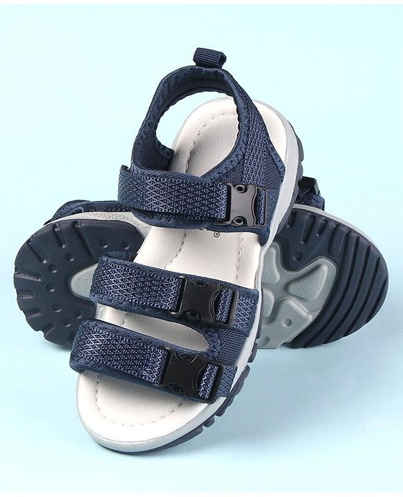 Cute Walk by Babyhug Velcro Closure Sandals - Blue