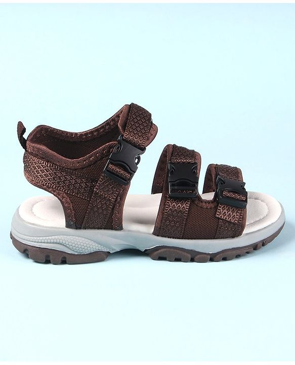 Cute Walk by Babyhug Velcro Closure Sandals - Brown