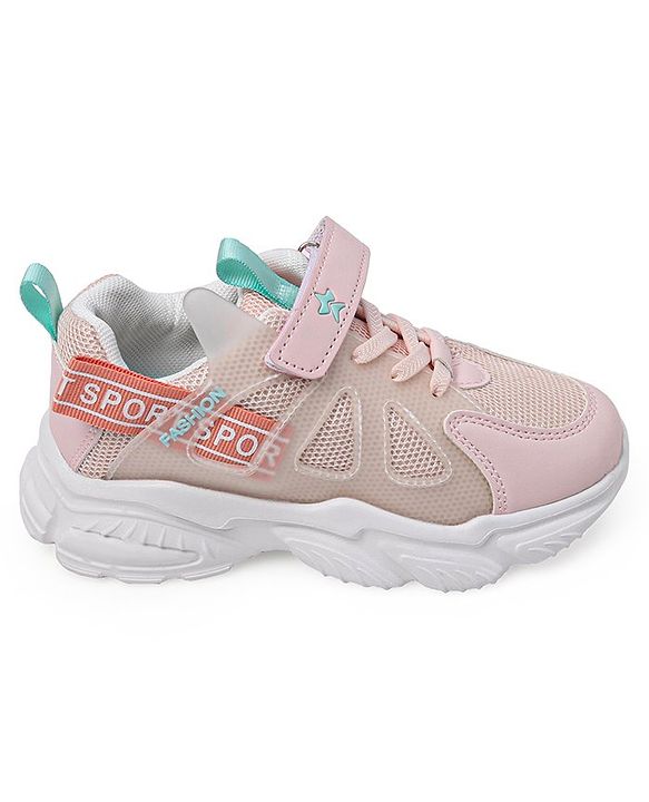 Cute Walk by Babyhug Velcro Closure Sneakers - Pink
