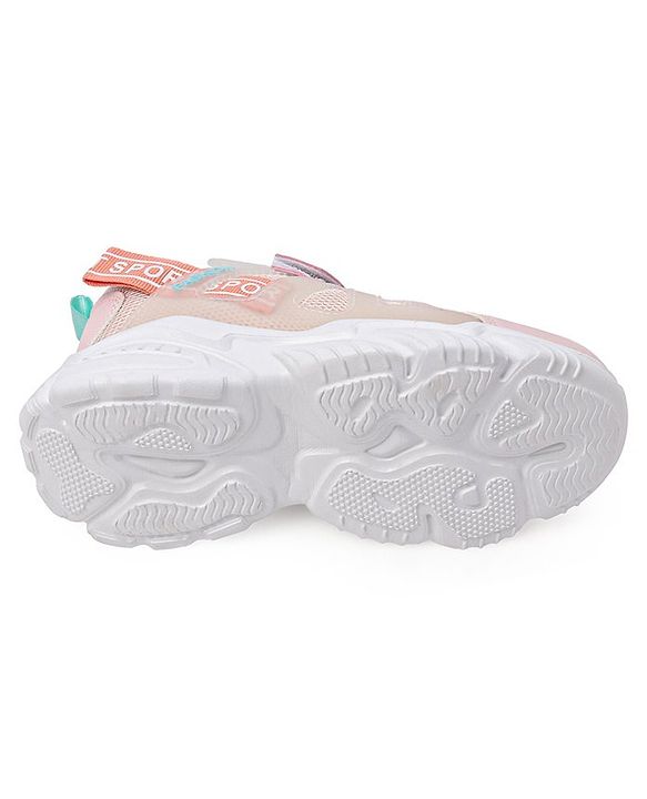 Cute Walk by Babyhug Velcro Closure Sneakers - Pink