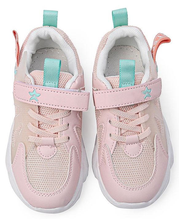 Cute Walk by Babyhug Velcro Closure Sneakers - Pink