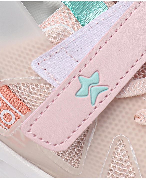 Cute Walk by Babyhug Velcro Closure Sneakers - Pink