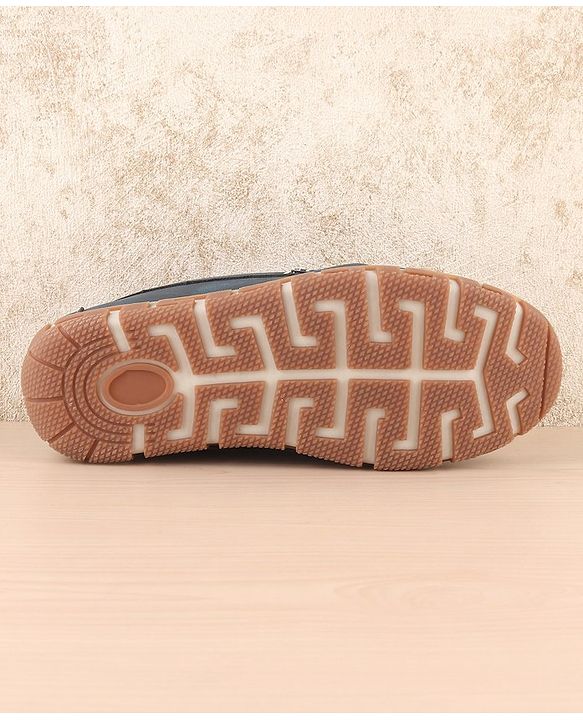Pine Kids Slip on Casual Shoes with Horse Applique - Blue