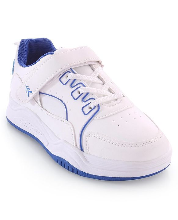 Pine Kids Velcro Closure Sneakers - White & Pink