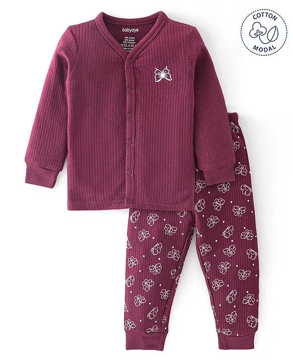 Baby girl best sale fleece pyjamas