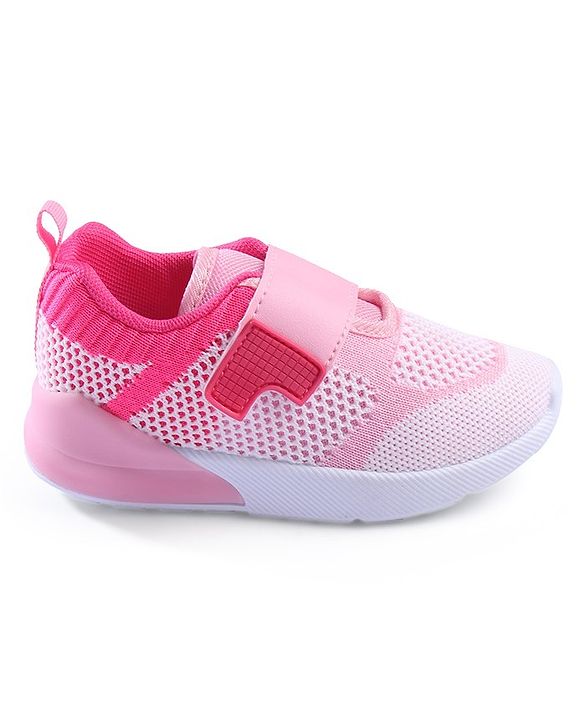 Cute Walk by Babyhug Velcro Closure Sneakers - Pink