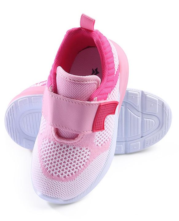 Cute Walk by Babyhug Velcro Closure Sneakers - Pink