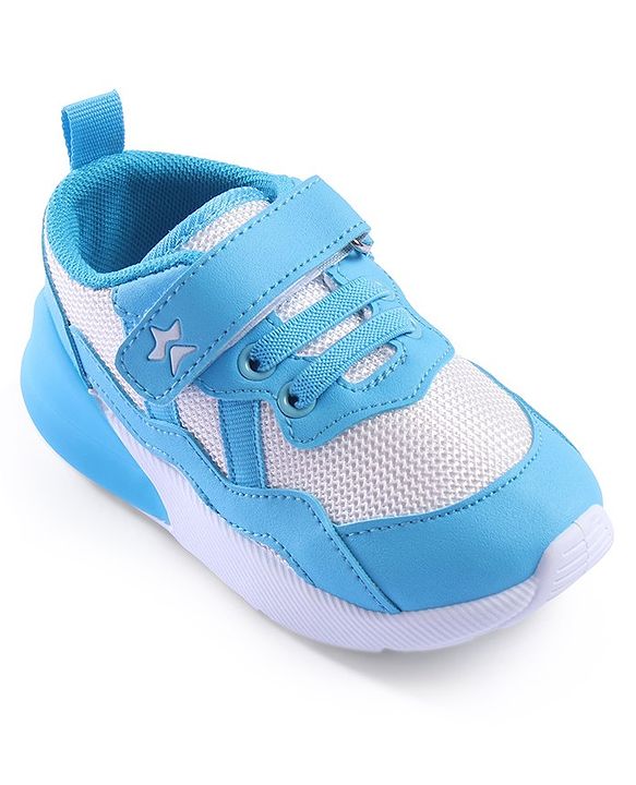Cute Walk by Babyhug Velcro Closure Sports Shoes - Blue