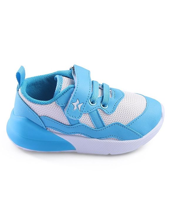 Cute Walk by Babyhug Velcro Closure Sports Shoes - Blue