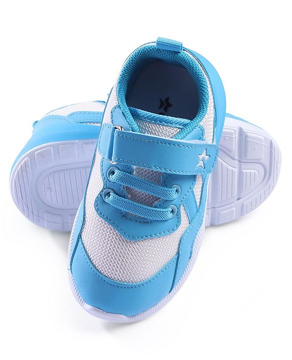 Cute Walk by Babyhug Velcro Closure Sports Shoes - Blue