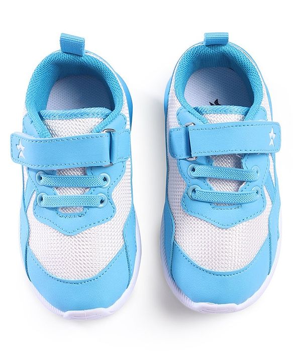 Cute Walk by Babyhug Velcro Closure Sports Shoes - Blue