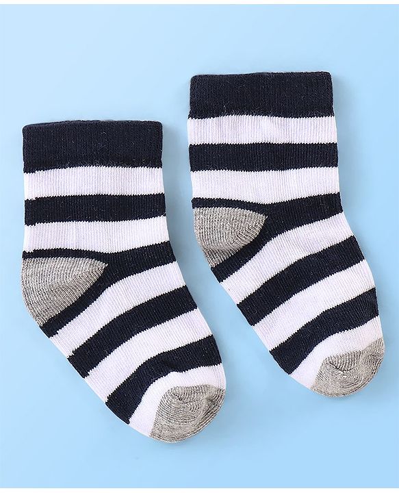 Cute Walk by Babyhug Anti Bacterial Ankle Length Socks Football Design Pack of 7 - Multicolour