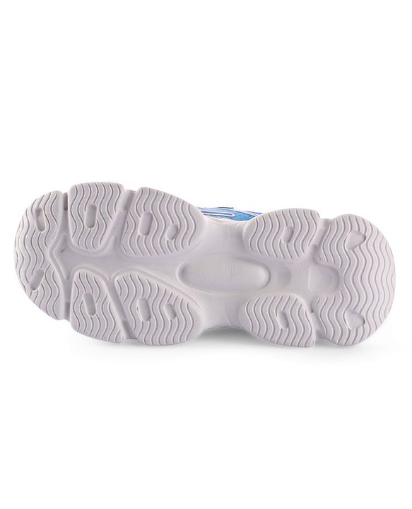 Pine Kids Velcro Closure Sneakers - White & Blue