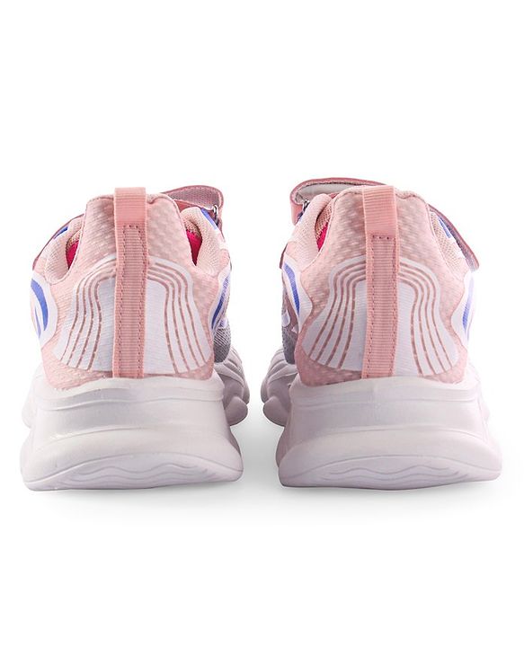 Pine Kids Velcro Closure Sneakers - White & Blue