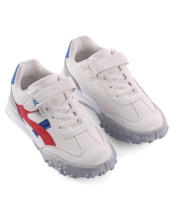 Pine Kids Sneakers With Velcro Closure Solid- White