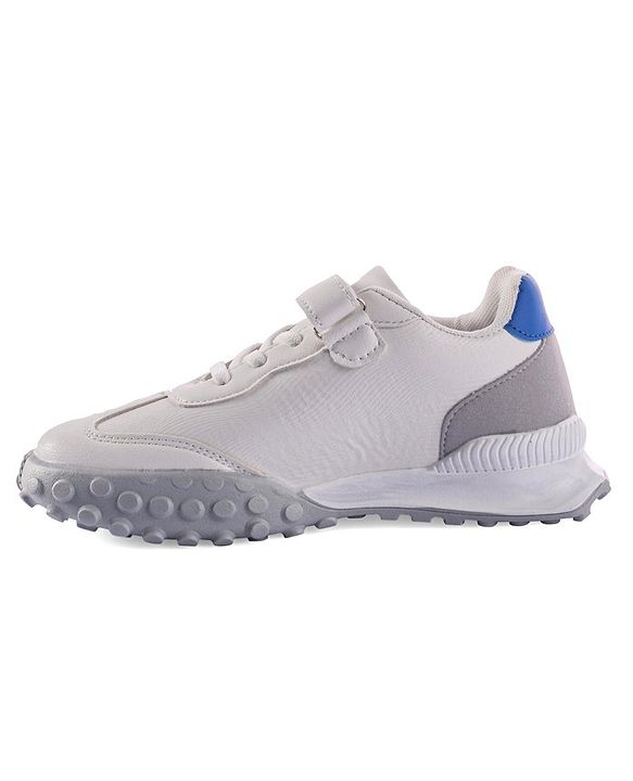 Pine Kids Sneakers With Velcro Closure Solid- White