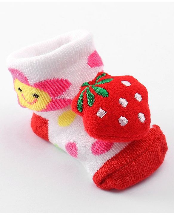 Cute Walk by Babyhug Socks Shoes with Applique - Light Purple