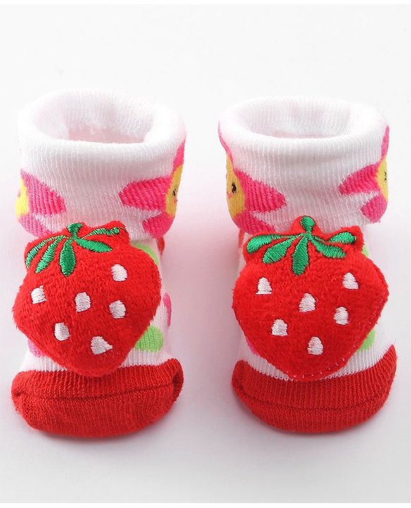 Cute Walk by Babyhug Socks Shoes with Applique - Light Purple