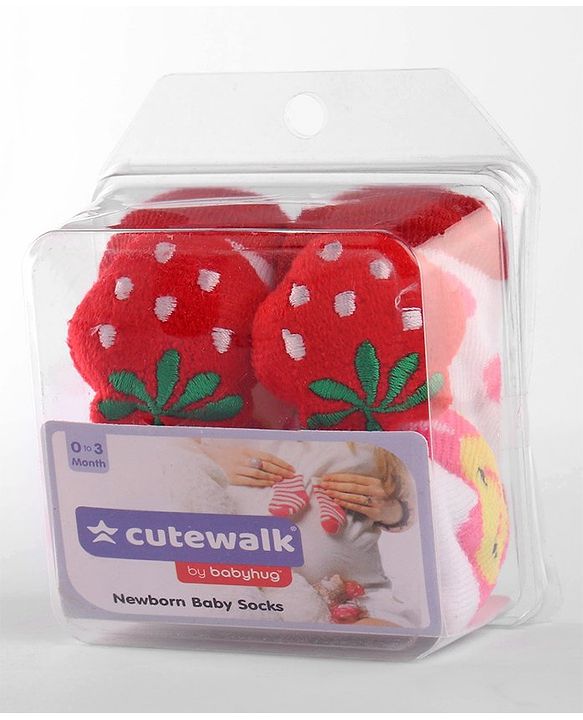 Cute Walk by Babyhug Socks Shoes with Applique - Light Purple