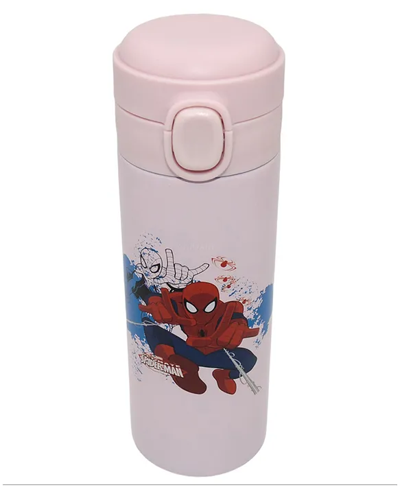 spiderman print temperature bottle