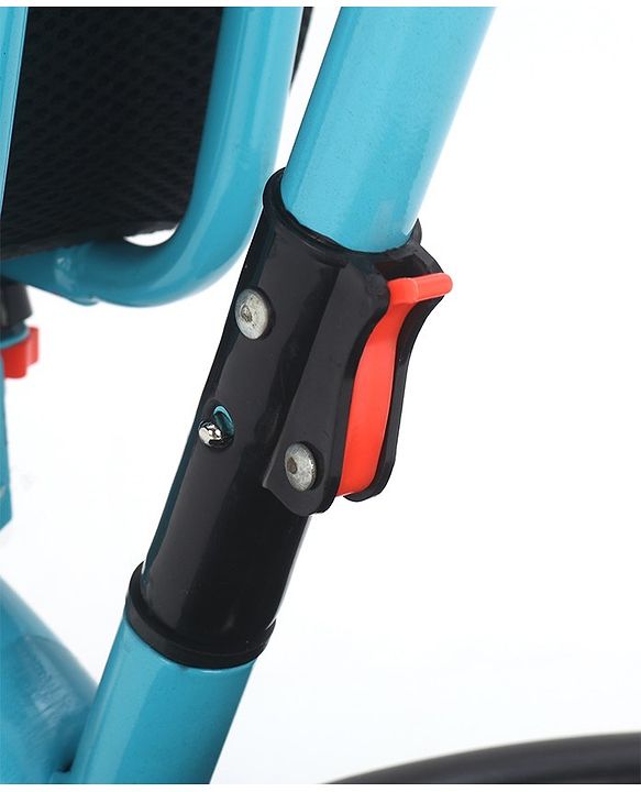 Babyhug Plug & Play Tricycle with Air Wheel Canopy & Parental Handle - Blue