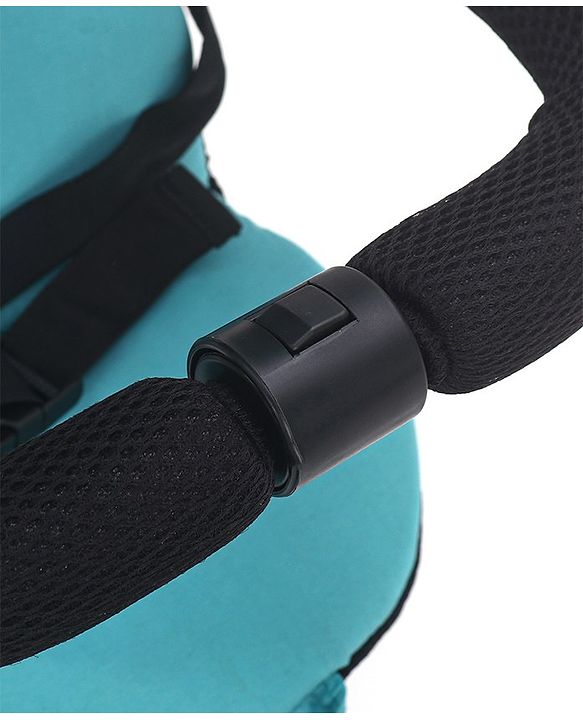 Babyhug Plug & Play Tricycle with Air Wheel Canopy & Parental Handle - Blue