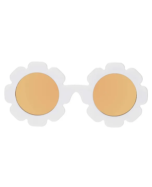 Kids Flower Shaped Sunglasses Round Cute Anti-UV Flower Glasses for Toddler  Girls Boys Beach Party Favor (Apricot, 3-12 Years) : Amazon.co.uk: Fashion