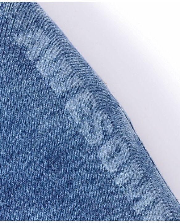 Babyhug Cotton Spandex Knee Length Stretchable Washed Denim Shorts   Fly With Zipper -  Blue