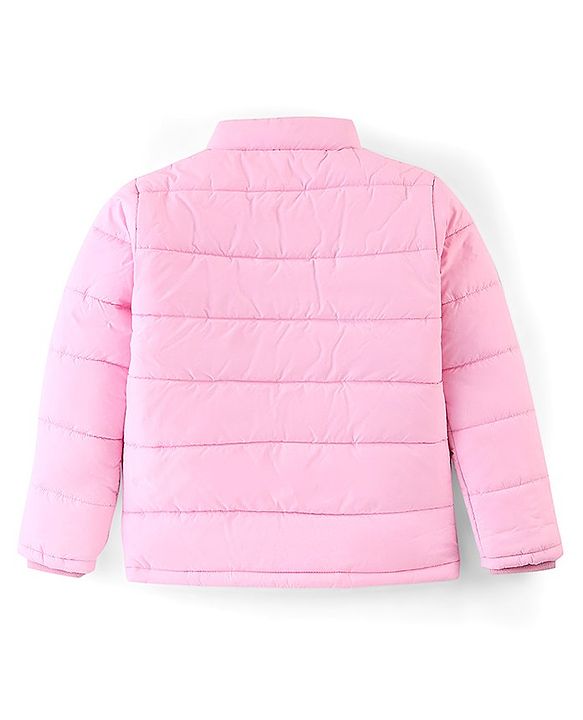 Pine Kids Full Sleeves Solid Color Medium Winter Jacket - Baby Pink