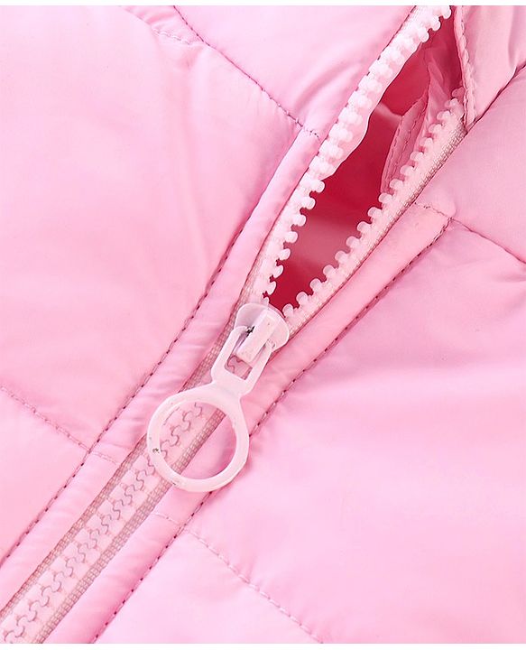 Pine Kids Full Sleeves Solid Color Medium Winter Jacket - Baby Pink