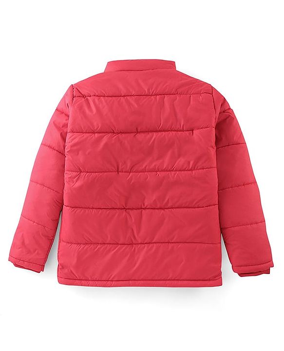Pine Kids Full Sleeves Solid Color Medium Winter Jacket - Red