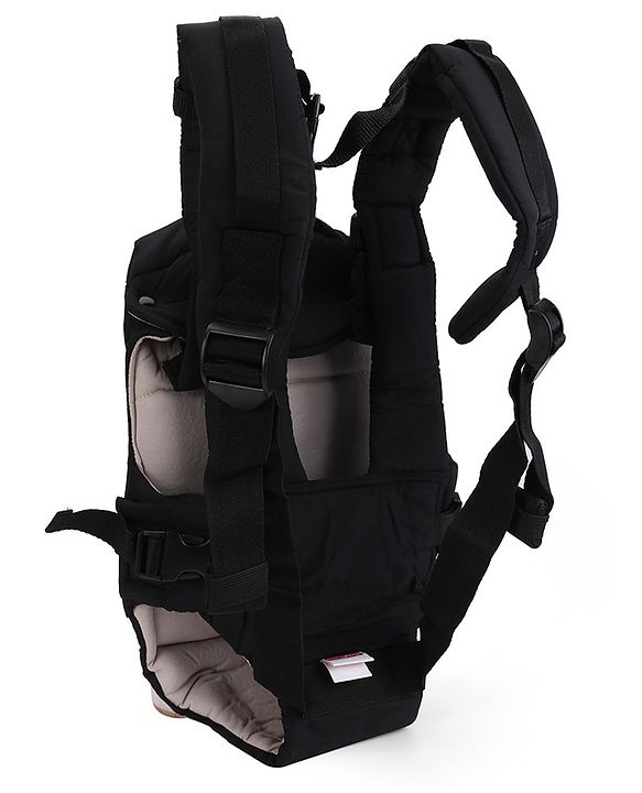 Babyhug Snuggle Me 3 Way Baby Carrier With Adjustable Protective Hood - Black