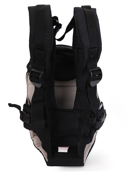 Babyhug Snuggle Me 3 Way Baby Carrier With Adjustable Protective Hood - Black