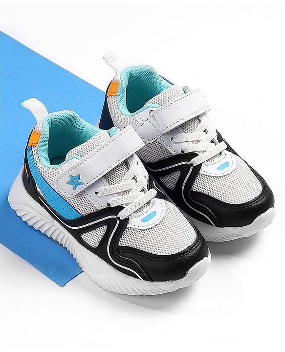 Cute Walk by Babyhug Velcro Closure Sneaker Shoes - White