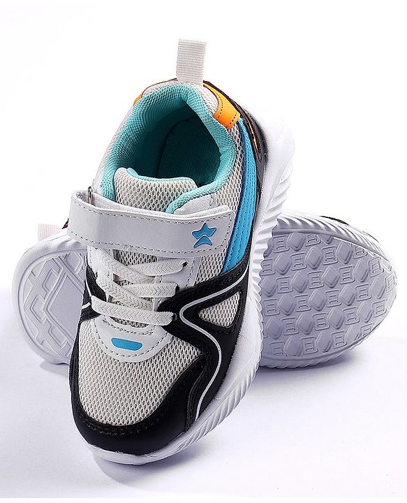 Cute Walk by Babyhug Velcro Closure Sneaker Shoes - White