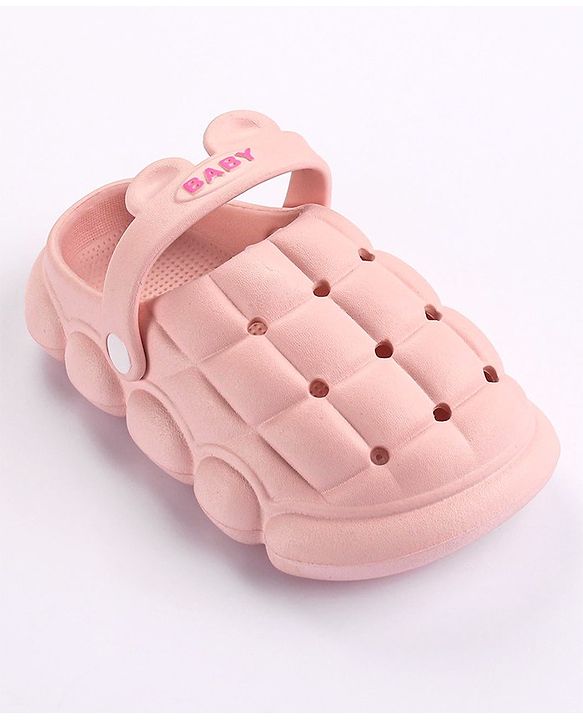 Cute Walk by Babyhug Slip On Clogs Cube Design - Pink