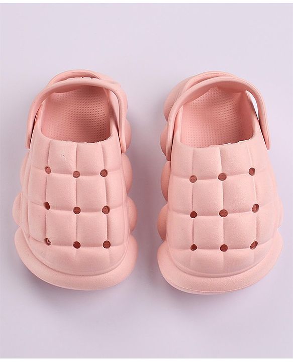 Cute Walk by Babyhug Slip On Clogs Cube Design - Pink