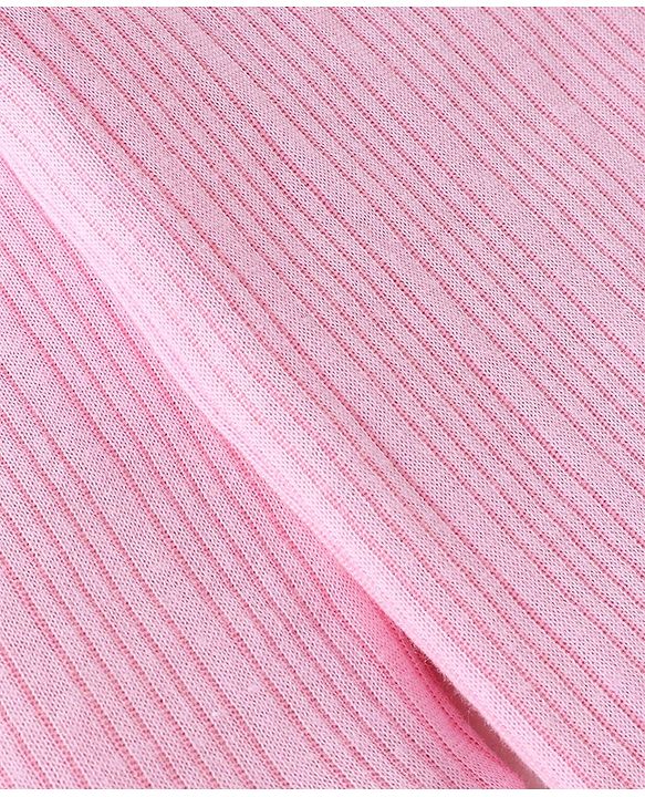 Babyhug Cotton Full Sleeves Solid Color Vest Pullover & Bottom Thermal Wear Combo Pack Of 3 -Pink