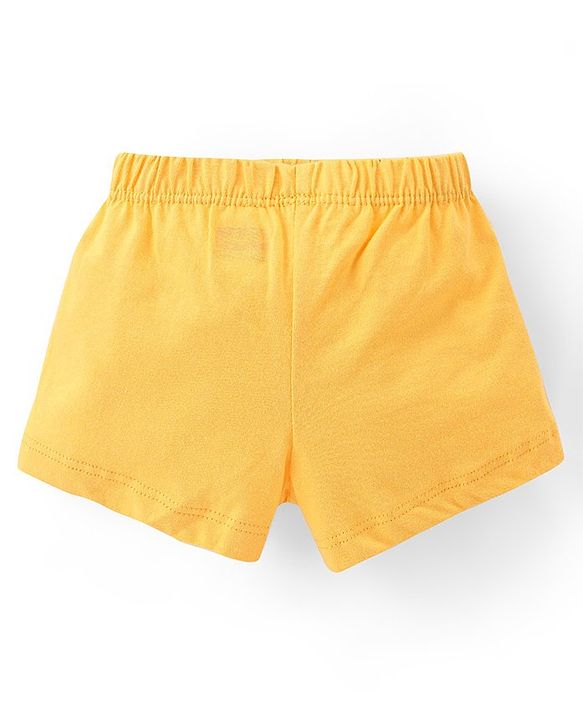 Babyhug 100% Cotton Knit Regular Trunks Tiger Print Pack of 3 - Multicolour