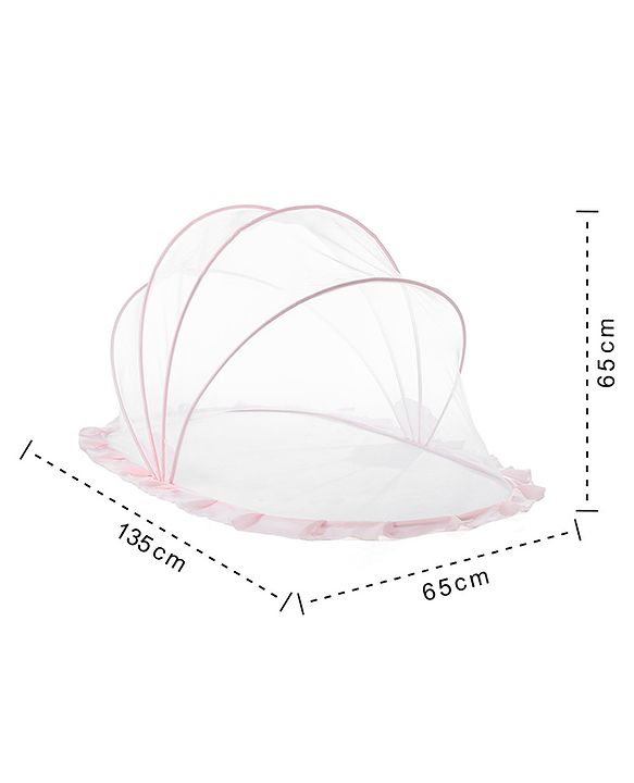 Babyhug  Foldable Mosquito Net Large Size- Pink