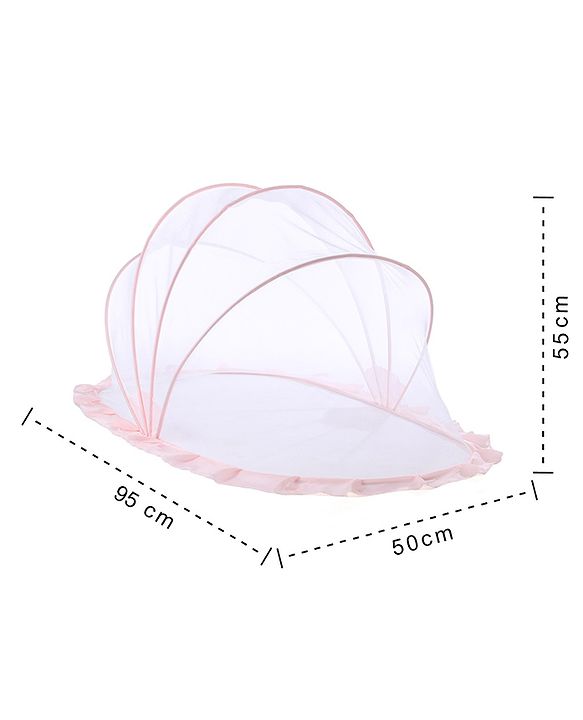 Babyhug  Foldable Mosquito Net Small Size- Pink