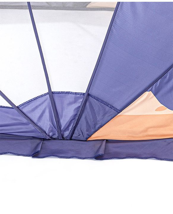 Babyhug  Foldable Printed Mosquito Net Large Size Astronaut Theme- Blue