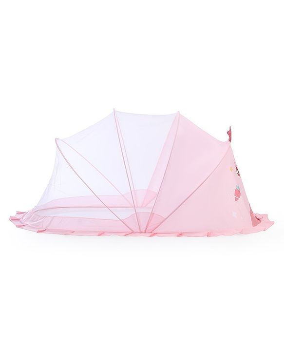 Babyhug  Foldable Printed Mosquito Net Large Size Astronaut Theme- Blue