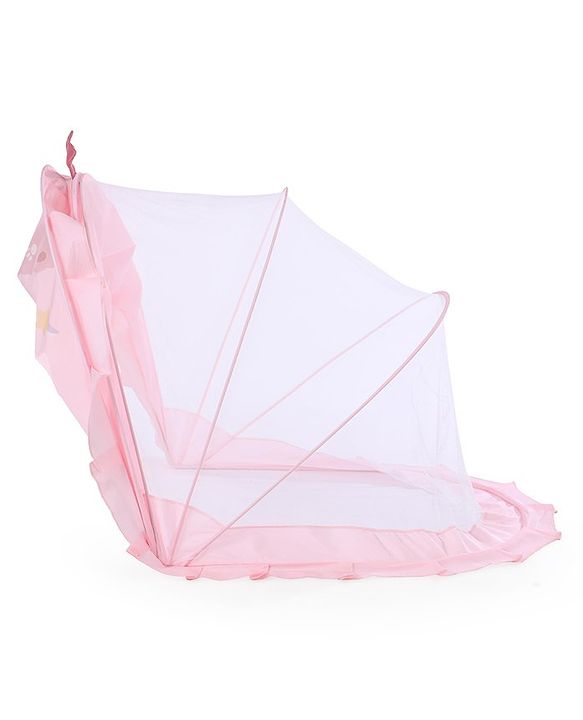 Babyhug  Foldable Printed Mosquito Net Large Size Astronaut Theme- Blue