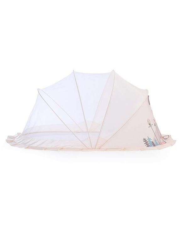 Babyhug  Foldable Printed Mosquito Net Large Size Astronaut Theme- Blue