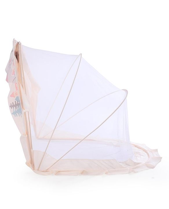Babyhug  Foldable Printed Mosquito Net Large Size Astronaut Theme- Blue